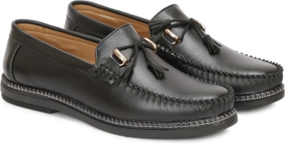 Kraasa Loafers For Men(Black , 9)