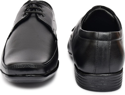 amble AMSH-BL-201 Lace Up For Men(Black , 8)