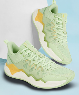 Xtep JL.7 Feather Foam Basketball Shoes For Men(Green , 11)
