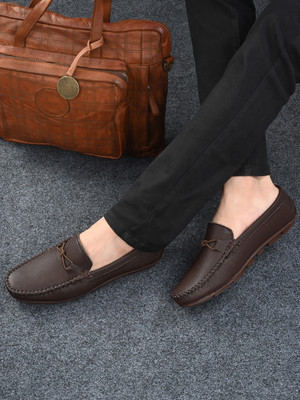 MACTREE Classy Trendy Fit-Pro Loafers For Men(Brown , 6)