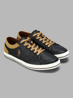 U.S. POLO ASSN. MONTON 9.0 Sneakers For Men(Black , 7)