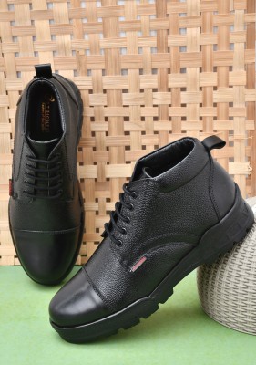 Ostrichfit COMBAT POLICE DMS BOOT Boots For Men(Black)