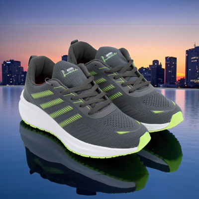AYGO LUXE WIN-01 LIGHT WEIGHT, WALKING, RUNNING SPORT SHOES FOR MEN Running Shoes For Men(Grey , 10)