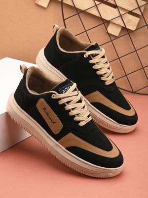 ASTEROID ASTEROID Fashion Colorblock Men's Casual Partywear Sneakers Black Shoes Sneakers For Men(Black , 6)