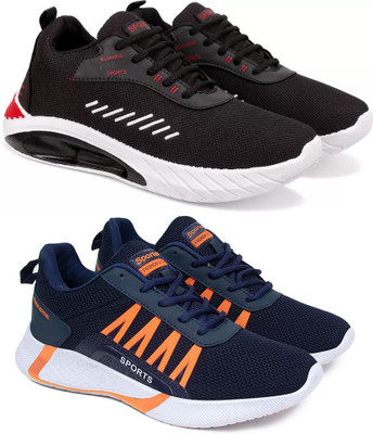 ELASA TY-TOOFAN BLACK_HERO BLUE Outdoors For Men(Black , 7)