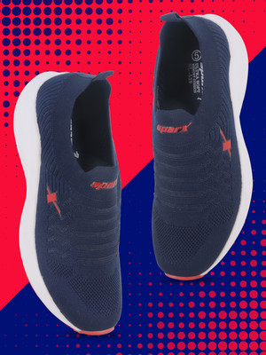 Sparx SL 539 Running Shoes For Women(Navy, Red , 6)
