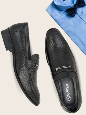 GUAVA GV15JA849 Slip On For Men(Black , 8)