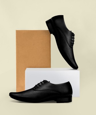 Smoky 571 Classic Formal Shoes Lace Up For Men(Black)
