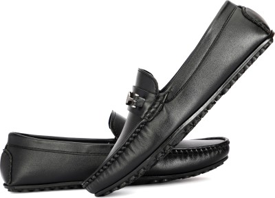 BTOM Premium & Comfortable Loafer Shoes the Choice of All Men's and Boy's Loafers For Men(Black , 7)