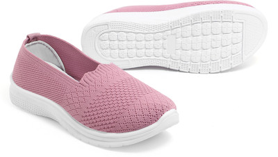 CIPTO COMFORT Women casual solid material eva shoes Sneakers For Women(White, Pink , 7)