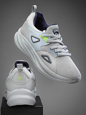 KANGAROOZ Breathable Comfotable Cushioned Running Shoes For Men(Grey , 7)