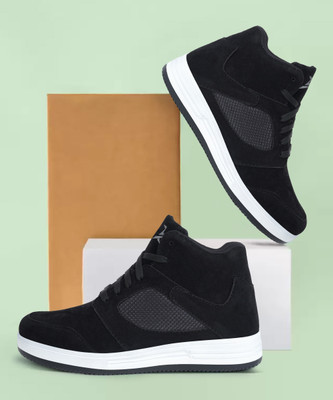 Zixer Chunky Fashion | Dancing High Tops For Men(Black, White , 12)