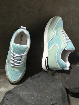Roadster Trending Stylish Casual Outdoor Sneakers For Women(Green , 6)