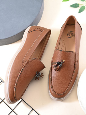 Mast & Harbour SS26 Men's Casual Loafers Loafers For Men(Tan , 9)