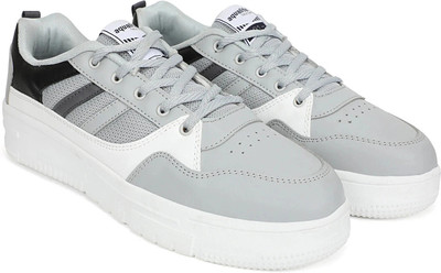 Aqualite Aqualite VEGAS-46 Men's Sports Shoes for Running with Lace-ups & Slip-Resistance Walking Shoes For Men(Grey , 6)