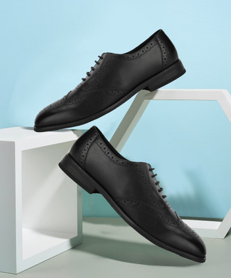 WOODLAND Oxford For Men(Black , 8)