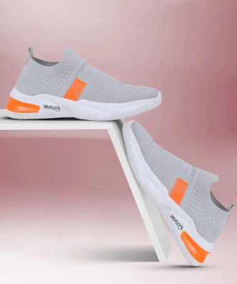 asian Hattrick-27 Grey Walking Shoes Walking Shoes For Men(Grey, Orange)