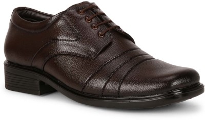 Wenzel Wenzel Men's Extra Comfort Formal Leather Shoes Lace Up For Men(Brown)