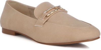 London Rag SH4423_NATURL Loafers For Women(Beige , 3)