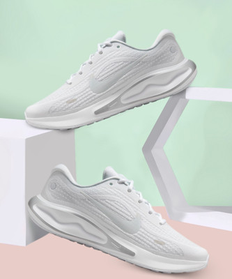 NIKE Journey Run Running Shoes For Women(White , 5)