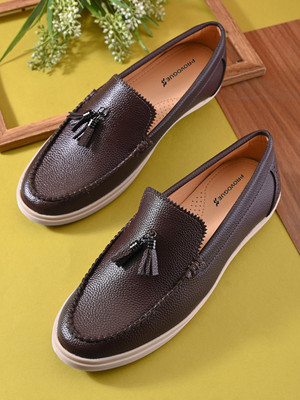 PROVOGUE SS26 Men's Casual Loafers Loafers For Men(Brown , 11)