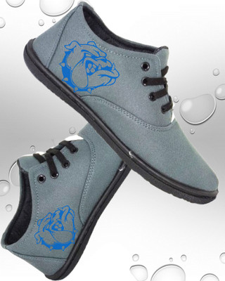 Kenamin Stylish Casual Shoes for Men and kids Casuals For Men(Grey, Blue , 4)