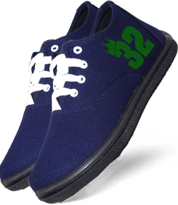 Kenamin Stylish Casual Shoes for Men and kids Casuals For Men(Navy, Green , 6)