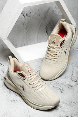 Abros SLAYER Running Shoes For Men(Beige , 6)