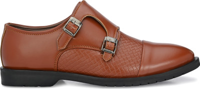 Karsun Monk Strap For Men(Tan , 8)