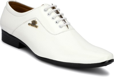 King walker Formal shoes Oxford For Men(White)