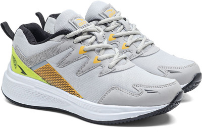 asian Thar-22 Men’s Running Shoes | Lightweight, Stylish & Comfortable Sports Wear For Men(Grey, Black , 7)