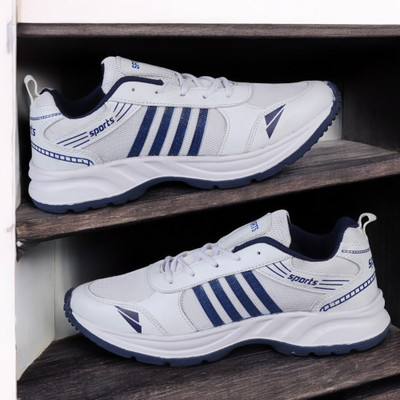 Free Kicks SW-LINESOLE White Comfortable Sneakers For Men(White , 10)