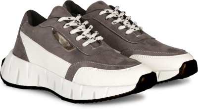 SIRDENILL Sneakers For Men(Grey , 8)