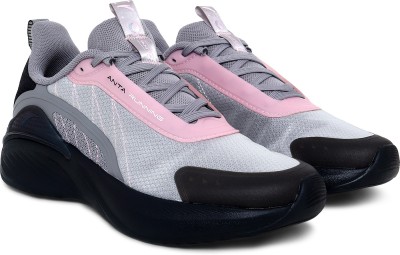 ANTA City Grey Black Pink Solid Women Sports Training & Gym Training & Gym Shoes For Women(Grey)