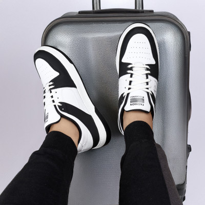 Empeno Chunky & Fashionable Sneaker | Running Shoes with Rubber Outsole Sneakers For Men(Black , 6)