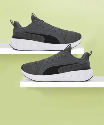 PUMA Softride Carson Knit Running Shoes For Men(Grey , 7)