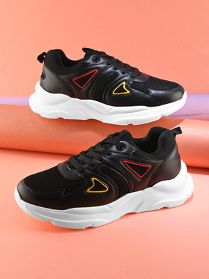 HRX by Hrithik Roshan Casual shoes Sneakers For Men(Black , 8)