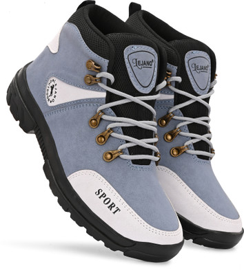 lejano High Tops For Men(Blue, White, Black , 6)