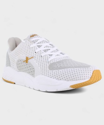 Sparx Running Shoes For Men(White, Gold , 11)