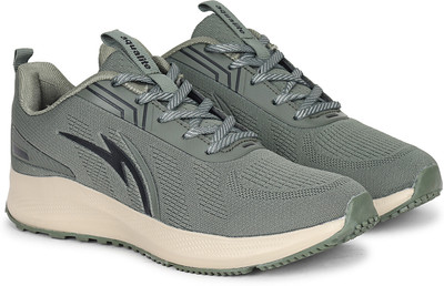 Aqualite Aqualite ROYAL-02 Men's Sports Shoes for Running with Lace-ups & Slip-Resistance Walking Shoes For Men(Olive , 10)