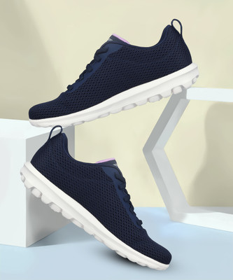 Skechers GO WALK TRAVEL - FUN JOURNEY Walking Shoes For Women(Blue , 5)