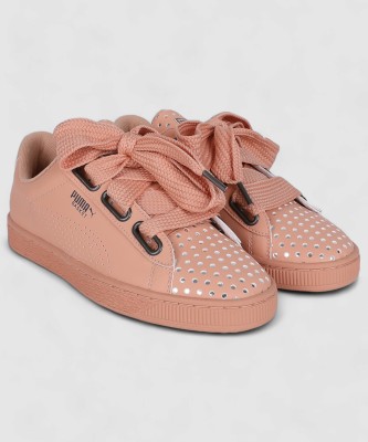 PUMA Basket Heart Ath Lux Wn's Sneakers For Women(Pink , 8)