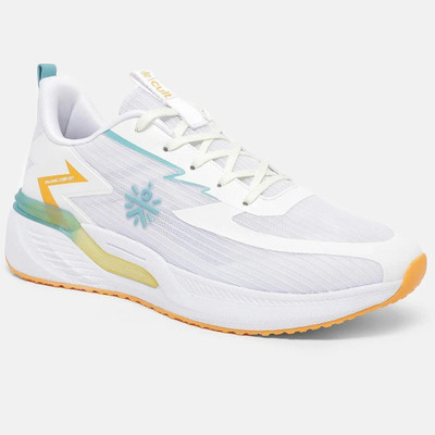 Cult StepSync Casual Shoes, Enhanced Cushioning, Lightweight, Breathable Casuals For Men(White , 9)