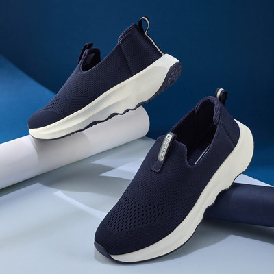 DUKE Walking Shoes For Men(Navy , 6)