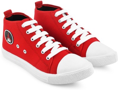 blueyard Casual Lace Up Sneaker, Men Casual Shoes Sneakers For Men(Red, White)