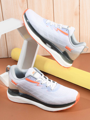 HRX by Hrithik Roshan Party Wear For Men(White, Orange , 10)