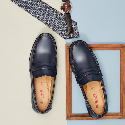 DUKE Loafers For Men(Navy)