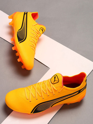 PUMA KING ULTIMATE FG/AG Wn s Football Shoes For Women(Orange , 3)