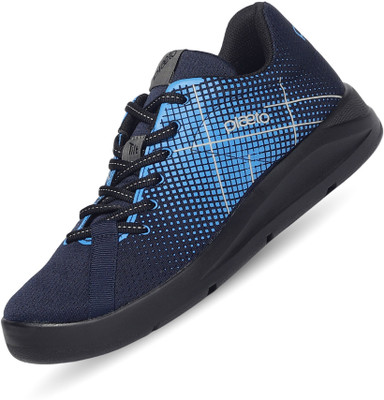 Plaeto Block 5 Multiplay Sports Shoes | Breathable & Lightweight Running Shoes For Men(Navy, Blue , 7)