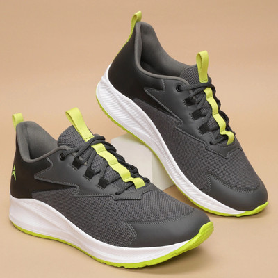 AVANT Axion Outdoor Sports Shoes with Enhanced Grip Outsole & Laces Walking Shoes For Men(Black, Grey , 9)